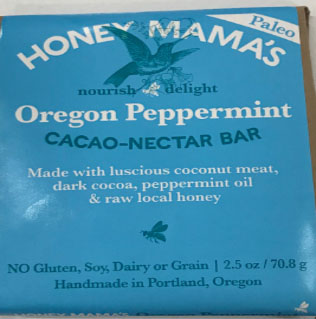 Nectar Foods Inc Dba Honey Mama's Issues Allergy Alert on Undeclared Almonds in Oregon Peppermint Cacao Nectar Bar